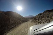 en camioneta por la ruta 40